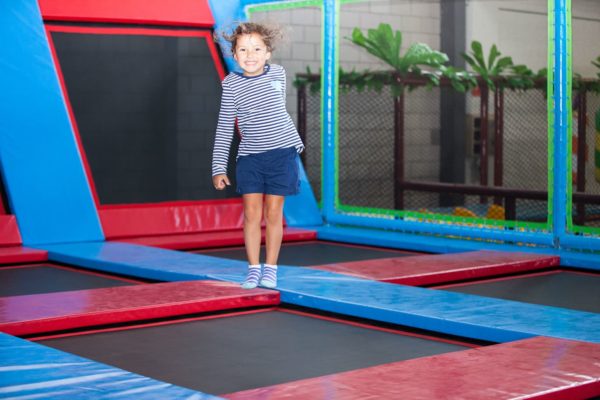 Kid Factory Playcentre & Cafe Child Jumping Homepage